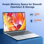15.6"Laptop Intel Celeron N5095 notebook gamer 32GB RAM 2TB SSD Office Study PC Computer Windows 11 1920*1080 Resolution laptop - Image 3