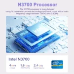 15.6" Ultra Slim Laptop 16GB RAM 2TB SSD Intel N3700 Notebook Gamer 1920*1080 Display Office Study Computer PC Windows 11 Pro - Image 3
