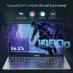 ACEMAGIC Gaming Notebook AMD Ryzen 7 5700U(Beat i7-1265U)Backlit Laptop Keyboard RAM 16GB NVME SSD 512GB 16.1" Full HD 1920x1080 - Image 6