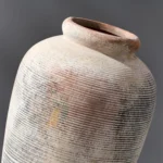 Large Ceramic Rustic Vase,11 inch Minimalist Decorative Vase,Farmhouse Tall Vase for Home Decor,Living Room, Shelf Decor, Gray ﻿ - Image 5