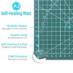 QJH 60*45cm A2 PVC Cutting Mat Board Durable Self-healing DIY Sewing Student Art Paper Engraving Pad Leather Craft Tool - Image 3