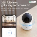 Original Smart Camera 2K 1296P HD 360 Angle WiFi Night Vision Webcam Video IP Camera Baby Security Monitor for Xiaomi Mihome APP - Image 4