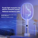 4000V Type-C Electric Fly Swatter Killer Insect Rechargeable Detachable Handheld Automatic Tapping Mode Indoor and Outdoor - Image 2