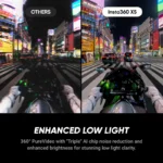 Insta360 X5 - Waterproof 8K 360° Action Camera, Leading Low Light, Invisible Selfie Stick Effect, Rugged and Replaceable Lens, 3 - Image 3