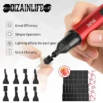 DSPIAE ES-A Reciprocating Sander DIY Electric USB Charge Grinding Pen Plastic Model Sanding Heads Sandpaper Military Craft Tools
