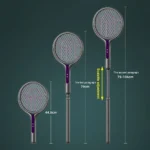 Rotating Head Bug Zapper Racket Rechargeable Fly Zapper 2 in 1 Fly Killer and Mosquito Trap Lamp for Indoor and Outdoor - Image 4