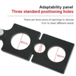 6/9/12Fold Ruler Multi Angle Measuring Ruler Tool Ruler Perforated Mold Professional DIY Wood Tile Flooring Punch Drill Tools - Image 6