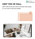 Original Smart Camera 2K 1296P HD 360 Angle WiFi Night Vision Webcam Video IP Camera Baby Security Monitor for Xiaomi Mihome APP - Image 3